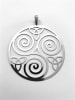 Triskelion 2" Pendant Silver plated - Image 2 of 0