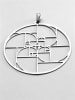 Quadruple golden ratio 2" Pendant stainless steel - Image 1 of 0