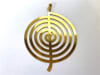 PD-299 Glyph 2" Pendant 18K Gold Plated - Image 1 of 0