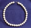 HIGH QUALITY 12MM WHITE PEARL NECKLACE - Image 4 of 0