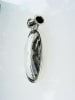 HAND MADE GEM QUALITY CLEAR QUARTZ PENDANT IN STERLING SILVER - Image 3 of 0