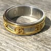 R-25 "AUM" (OM) Japa Spin Ring - Image 1 of 0