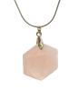 RQ-HP-01 Rose Quartz Hexagon Pendant - Image 2 of 0