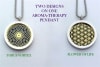 Torus Vortex/ Flower of Life Aroma Therapy Double Sided Pendant - Image 1 of 0