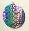 SSM-MOB-FOL  6" Flower of Life Mobile - Anodized Titanium Stainless Steel with Mirror - Image 2 of 0