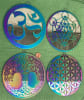SSM-MOB-MET  6" Metatron's Cube Mobile - Anodized Titanium Stainless Steel with Mirror - Image 4 of 0