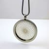 SSTVP-18 Silver Plated Stainless Steel Torus Vortex Pendant with Chain - Image 2 of 0