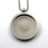 SSTVP-18 Silver Plated Stainless Steel Torus Vortex Pendant with Chain - Image 4 of 0
