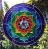 Rainbow Chakra Mandala Stained Glass Mobile - Image 2 of 0