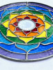 Rainbow Chakra Mandala Stained Glass Mobile - Image 3 of 0