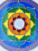 Rainbow Chakra Mandala Stained Glass Mobile - Image 4 of 0