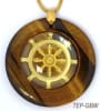Brown Agate Sacred Geometry Stone Pendants - Image 1 of 0