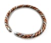 pure silver and copper wire twist bracelet - Image 2 of 0