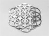 Seed of Life/ Flower of Life 3" Silver Grid - Image 2 of 0