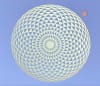 YA-12110 Fractal Torus Vortex wall art - Image 1 of 0