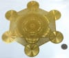 YA-1252 18 karat gold plated metatron's cube - Image 1 of 0