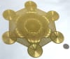 YA-1252 18 karat gold plated metatron's cube - Image 2 of 0
