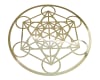 YA-1261 18 karat gold plated metatron cut out - Image 3 of 0