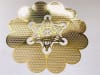 YA-1266 Metatron with Hearts 18K Gold Plated Healing Grid - Image 2 of 0
