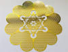 YA-1266 Metatron with Hearts 18K Gold Plated Healing Grid - Image 3 of 0