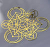 YA-1275 Tetrahedra Cube 18K Gold Plated Healing Grid - Image 3 of 0