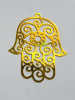 Hamsa Hand 18k plated Gold 2" Grid - Image 1 of 0