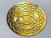 YA-215 Celtic Triquetra 18k Gold plated 2" Grid - Image 1 of 0