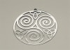 YA-228-S Triskelion silver plated 2" Grid - Image 1 of 0