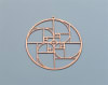 YA-231-COP Quadruple Golden Ratio 2" Grid copper plated - Image 1 of 0