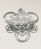 YA-275-S Tetrahedra silver Plated 2" Grid - Image 1 of 0
