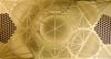 18 karat gold plated metatron's cube - Image 3 of 0
