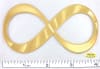18 karat gold plated infinity symbol - Image 4 of 0