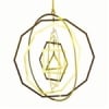 18 karat gold plated Platonic Solids Mobile - Image 1 of 0