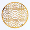 YA-71 Star Of David 18K Gold Plated Healing Grid - Image 1 of 0