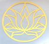 18k Gold plated Lotus Flower cut out 4" Healing Grid - Image 4 of 0
