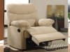 Arcadia Beige Microfiber Recliner by Acme - 00626 - Image 1 of 0