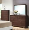 Madison Brown Upholstered Bed by Acme - 14370Q - Image 3 of 0