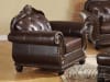 Anondale Brown Leather Loveseat by Acme - 15031 - Image 5 of 0