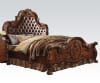 Dresden Upholstered Bed in Cherry Finish by Acme - 23140Q - Image 2 of 0