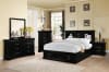 Louis Philippe Storage Bookcase Bed in Black Finish by Acme - 24390Q - Image 2 of 0