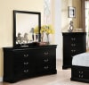 Louis Philippe Storage Bookcase Bed in Black Finish by Acme - 24390Q - Image 3 of 0