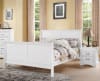 Louis Philippe III 6 Piece Bedroom Set in White Finish by Acme - 24500 - Image 2 of 0