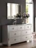 Voeville II Upholstered Bed in Platinum Finish by Acme - 24830Q - Image 5 of 0