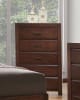 Oberreit Bed in Walnut Finish by Acme - 25790Q - Image 5 of 0