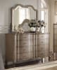 Chelmsford Bed in Antique Taupe Finish by Acme - 26050Q - Image 4 of 0
