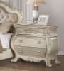 Ragenardus Traditional Bed in Antique White Finish by Acme - 27010Q - Image 4 of 0