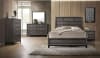 Valdemar Bed in Weathered Gray Finish by Acme - 27050Q - Image 2 of 0