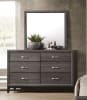Valdemar Bed in Weathered Gray Finish by Acme - 27050Q - Image 4 of 0
