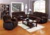 Bernal Two Tone Chocolate Fabric 2 Piece Reclining Set by Acme - 50468-S - Image 1 of 0