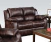 Zanthe Brown Polished Microfiber 2 Piece Reclining Set by Acme - 50510-S - Image 3 of 0